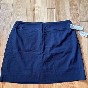 NEW Charter Club Classic Fit Blue Cambridge Skort with Built In Shorts